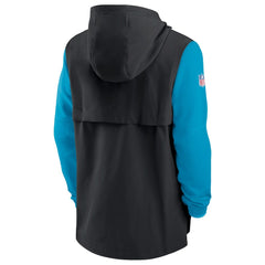 Carolina Panthers Sideline Player Quarter-Zip Hoodie | NFL Hot