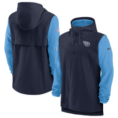 Tennessee Titans Sideline Player Quarter-Zip Hoodie | NFL US
