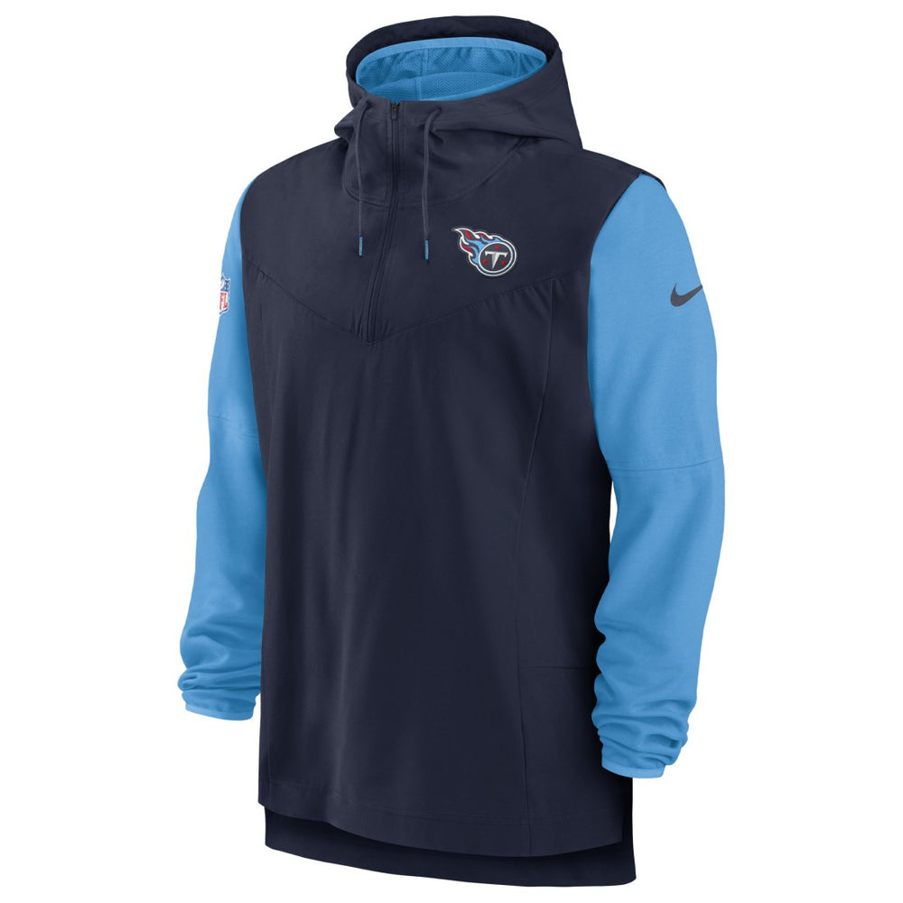 Tennessee Titans Sideline Player Quarter-Zip Hoodie | NFL US