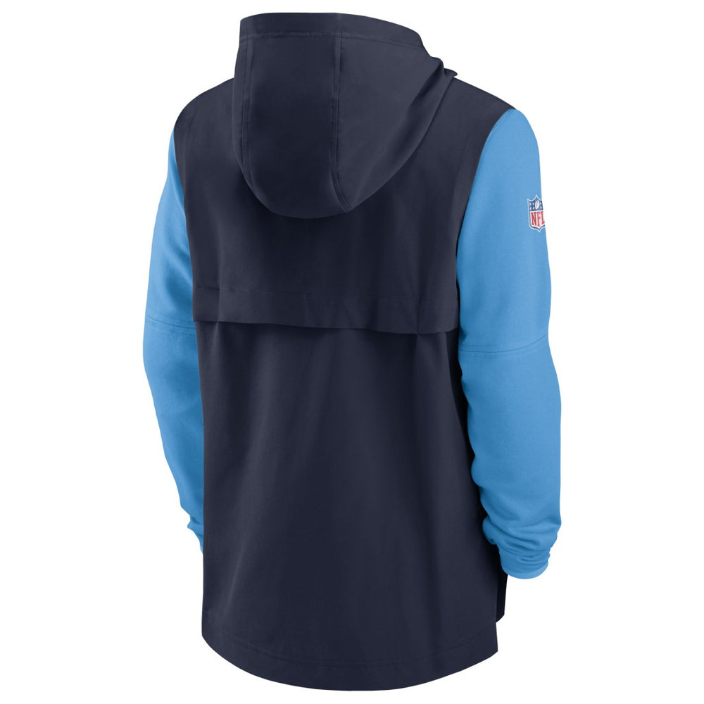 Tennessee Titans Sideline Player Quarter-Zip Hoodie | NFL US