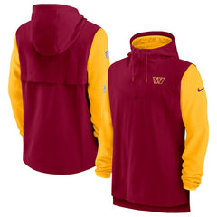 Washington Commanders Sideline Player Quarter-Zip Hoodie | NFL US