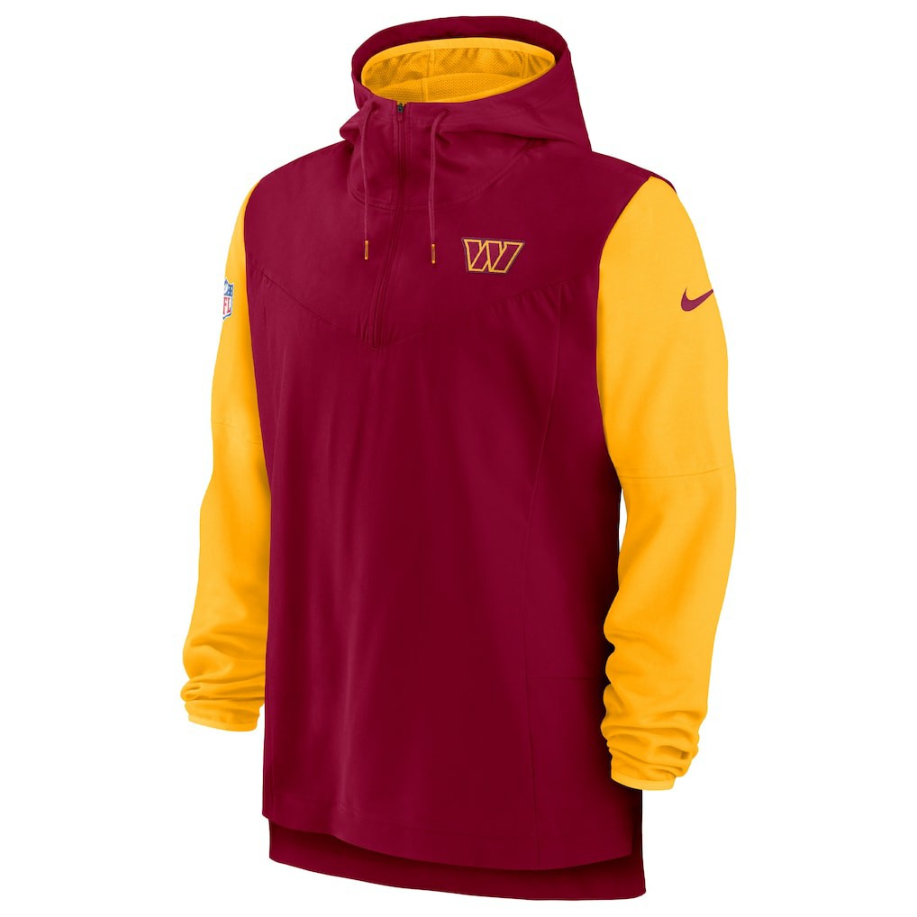 Washington Commanders Sideline Player Quarter-Zip Hoodie | NFL US