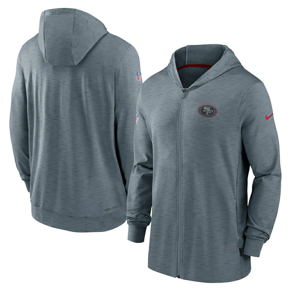 San Francisco 49ers Sideline Team Pop Full-Zip Hoodie Jacket | NFL Near me