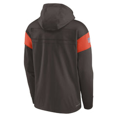 Cleveland Browns Sideline Arch Jersey Performance Pullover Hoodie | NFL Hot