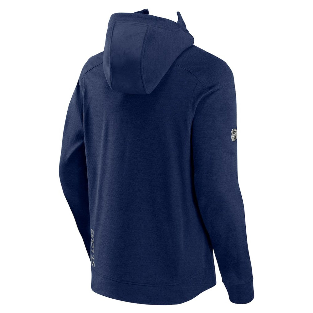 St. Louis Blues Fanatics Authentic Pro Road Tech Lightweight Full-Zip Hoodie Jacket -  NHL Hoodies
