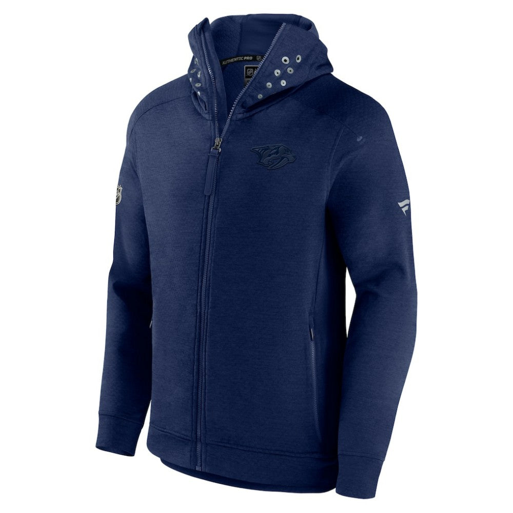 Nashville Predators Fanatics Authentic Pro Road Tech Lightweight Full-Zip Hoodie Jacket -  NHL Hoodies