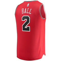 Red Lonzo Ball Chicago Bulls Youth Fast Break Road Replica Jersey sale | NBA