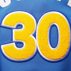 Royal Stephen Curry Golden State Warriors Pro Standard Name & Number Short Sleeve Pullover Hoodie sale | NBA