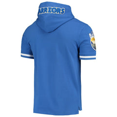 Royal Stephen Curry Golden State Warriors Pro Standard Name & Number Short Sleeve Pullover Hoodie sale | NBA