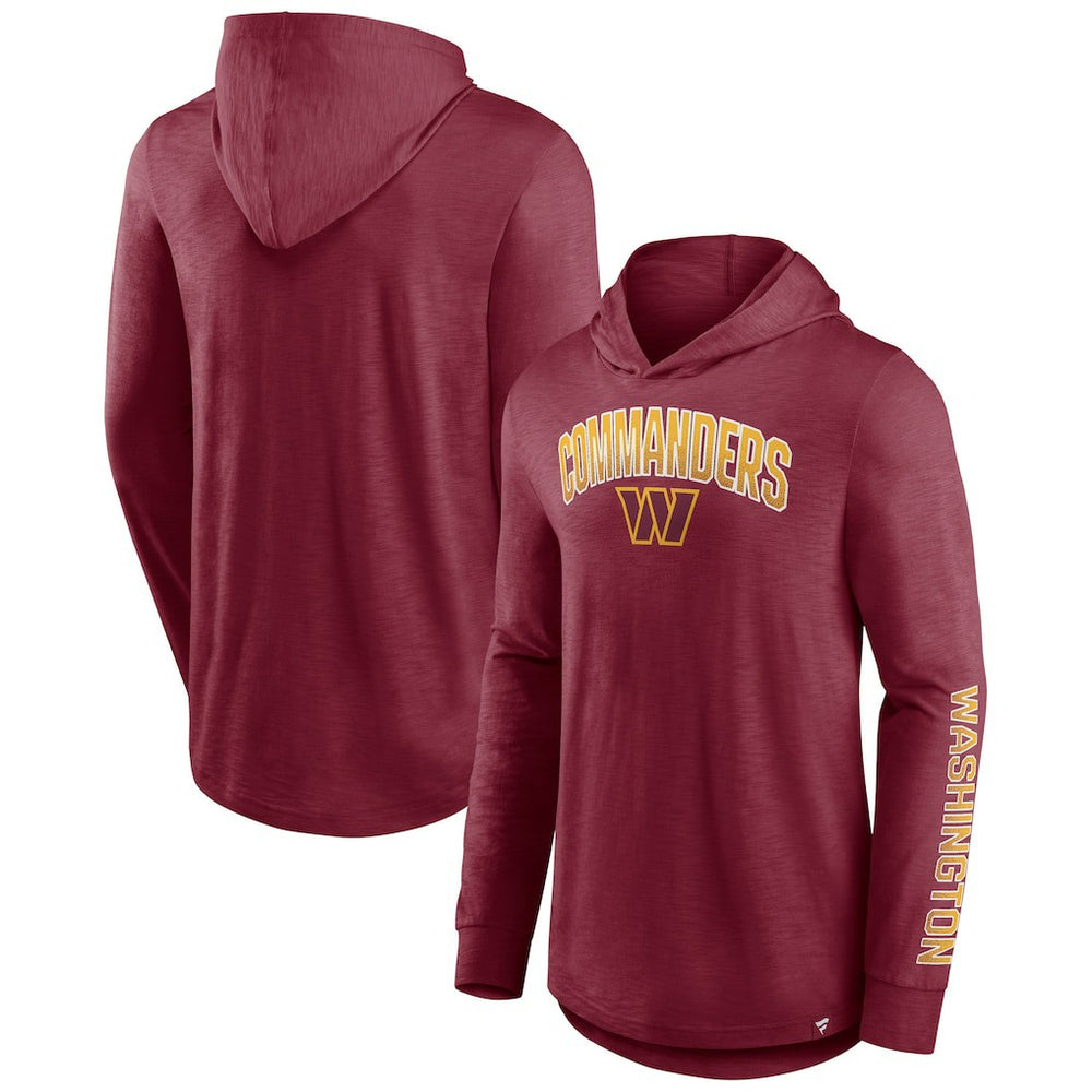 Washington Commanders Front Runner Long Sleeve Hooded T-Shirt | NFL US
