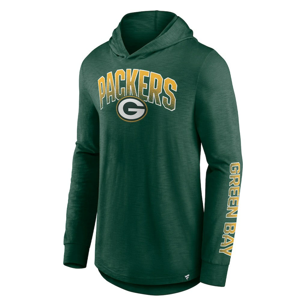 Green Bay Packers Front Runner Long Sleeve Hooded T-Shirt | NFL Discount