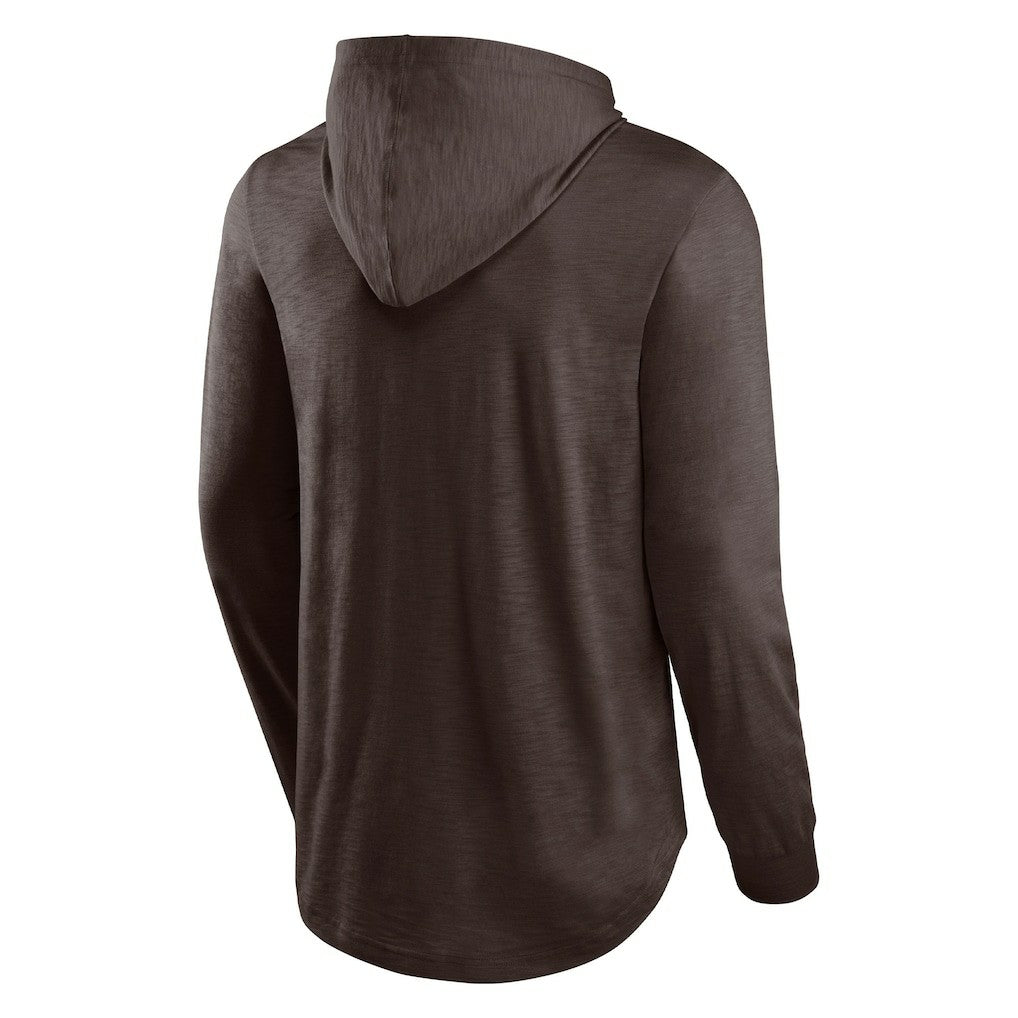 Cleveland Browns Front Runner Long Sleeve Hooded T-Shirt | NFL Discount