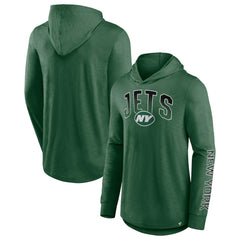 New York Jets Front Runner Long Sleeve Hooded T-Shirt | NFL Hot