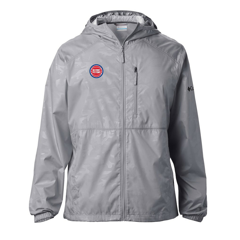 Gray Detroit Pistons Camo Flash Forward Full-Zip Windbreaker Jacket sale | NBA