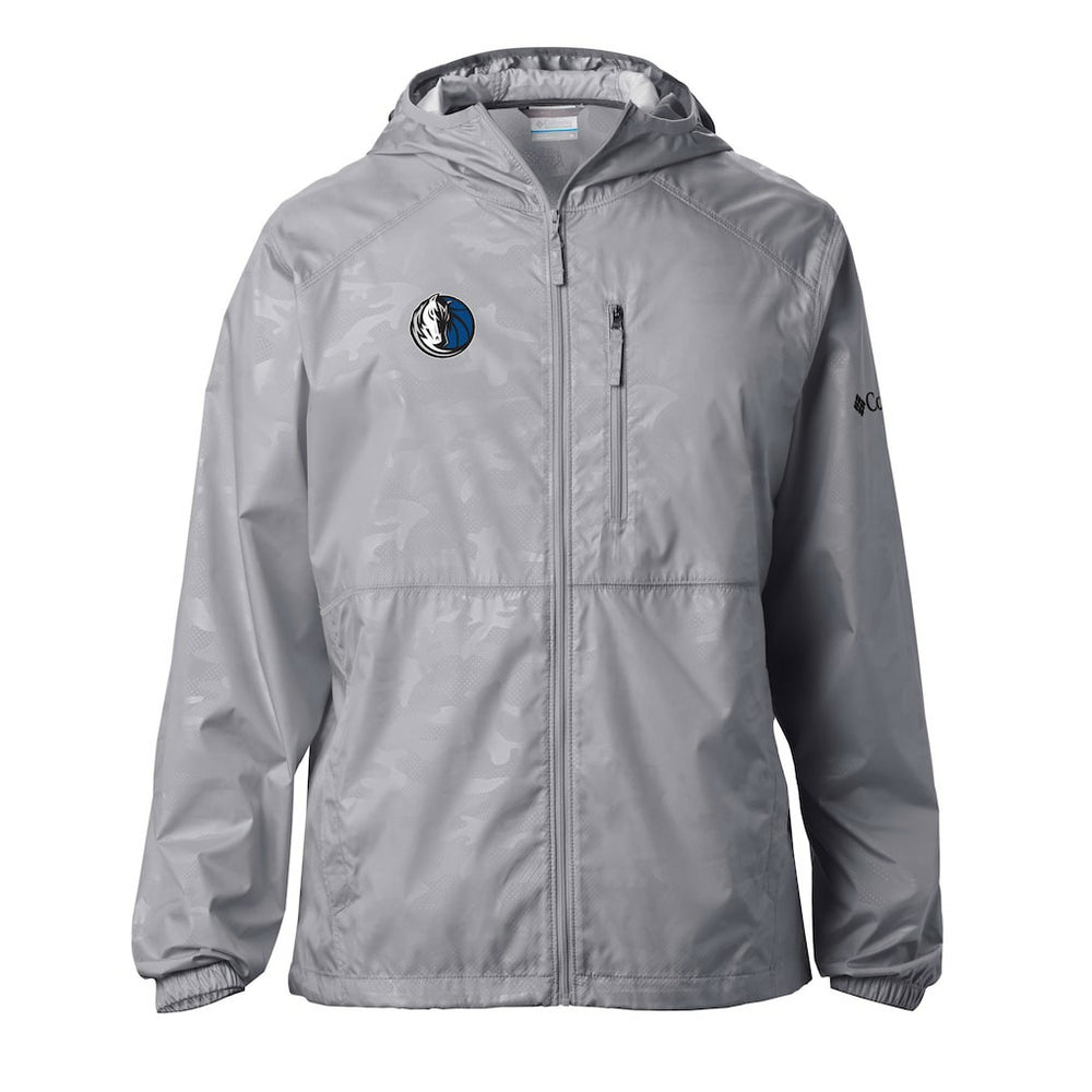 Gray Dallas Mavericks Camo Flash Forward Full-Zip Windbreaker Jacket | NBA