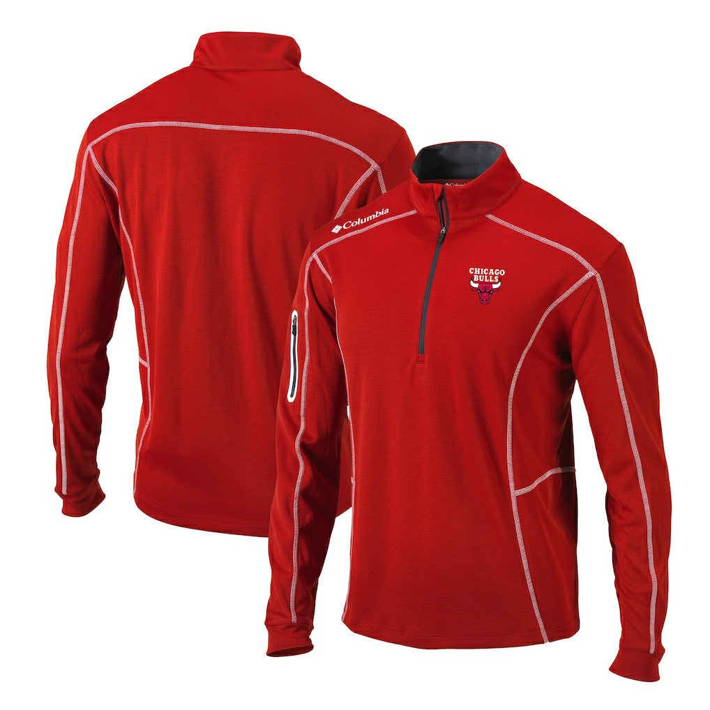 Red Chicago Bulls Shotgun Quarter-Zip Pullover Jacket | NBA
