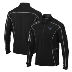 Black Charlotte Hornets Team Shotgun Quarter-Zip Pullover Jacket | NBA