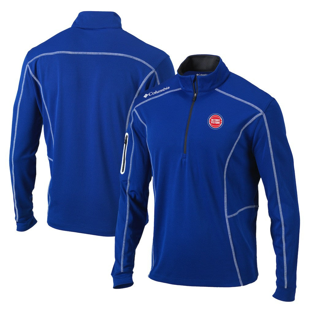 Blue Detroit Pistons Shotgun Quarter-Zip Pullover Jacket sale | NBA