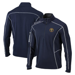 Navy Denver Nuggets Shotgun Quarter-Zip Pullover Jacket sale | NBA