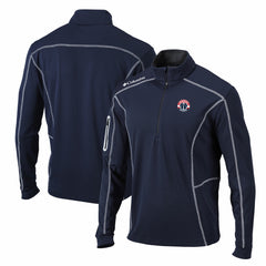 Navy Washington Wizards Shotgun Quarter-Zip Pullover Jacket | NBA
