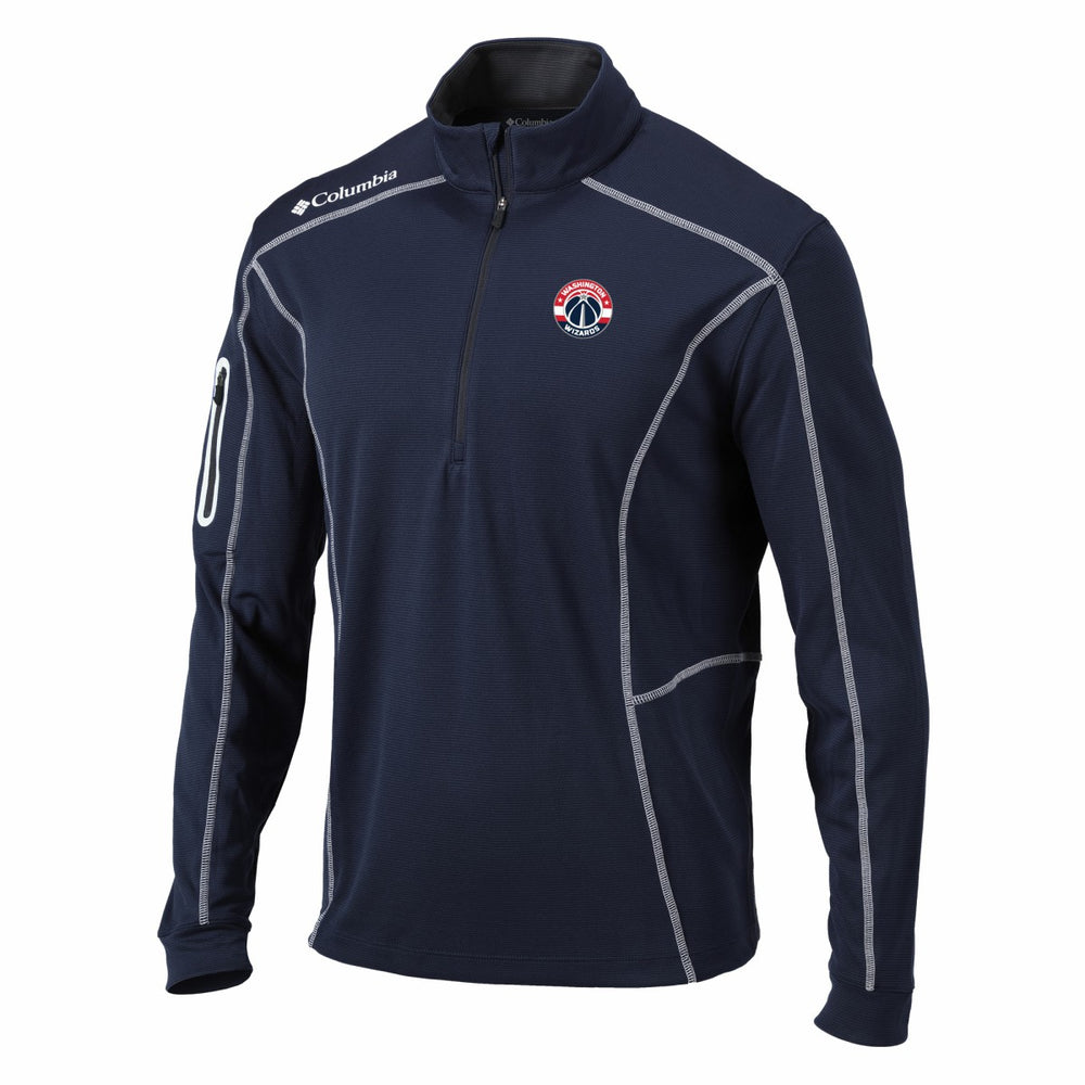 Navy Washington Wizards Shotgun Quarter-Zip Pullover Jacket | NBA