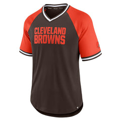Cleveland Browns Second Wind Raglan V-Neck T-Shirt | NFL Near me