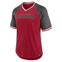 Tampa Bay Buccaneers Second Wind Raglan V-Neck T-Shirt | NFL Discount