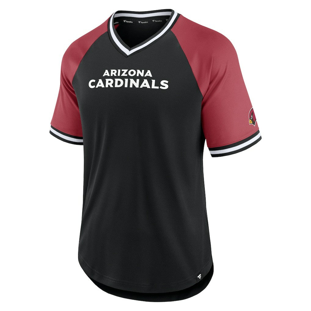 Arizona Cardinals Second Wind Raglan V-Neck T-Shirt | NFL Outlet