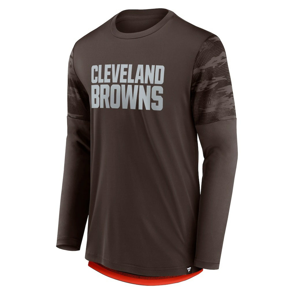 Cleveland Browns Square Off Long Sleeve T-Shirt | NFL Outlet
