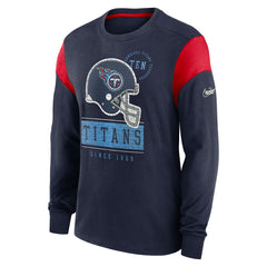 Tennessee Titans Rewind Playback Helmet Long Sleeve T-Shirt | NFL Online