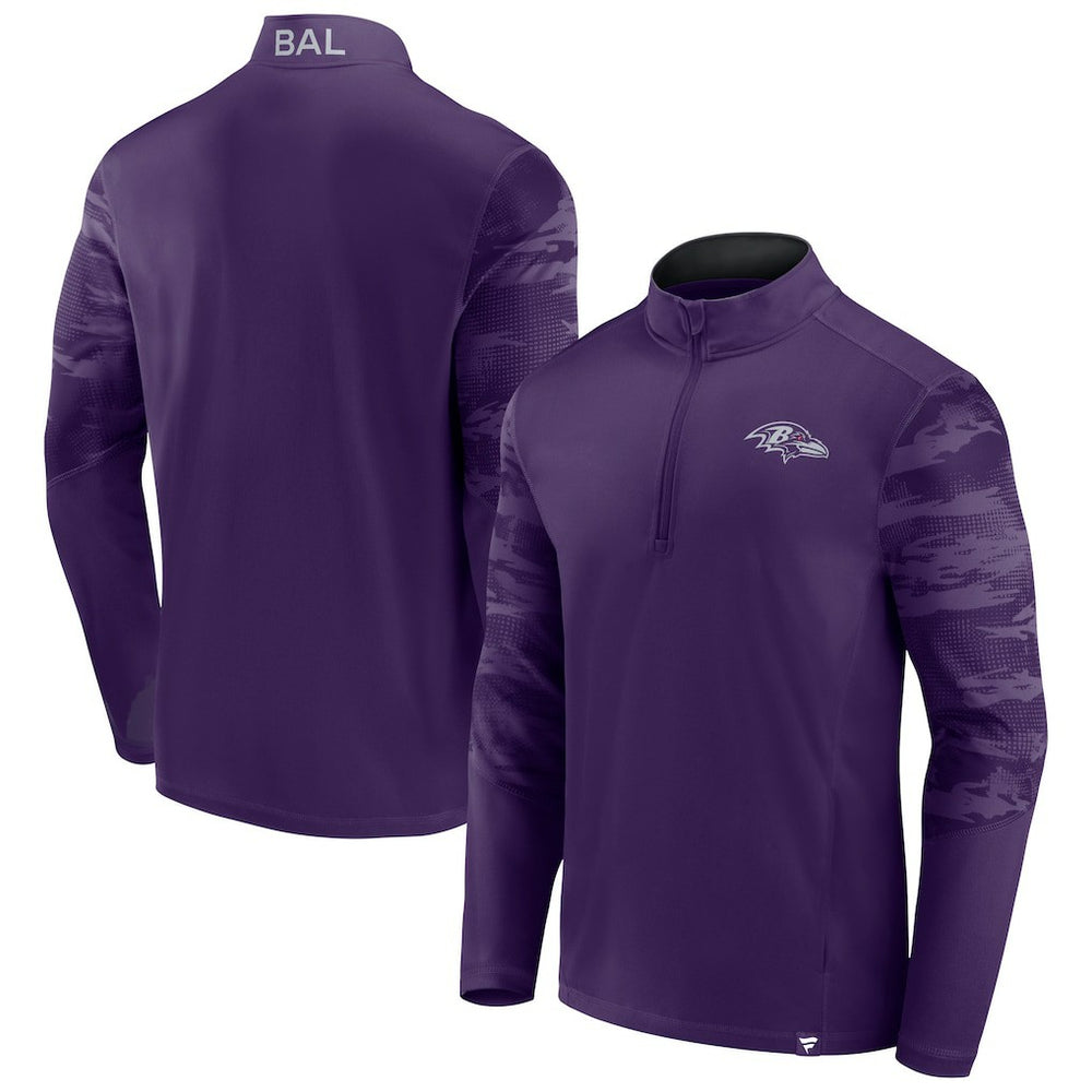 Baltimore Ravens Ringer Quarter-Zip Jacket | NFL US