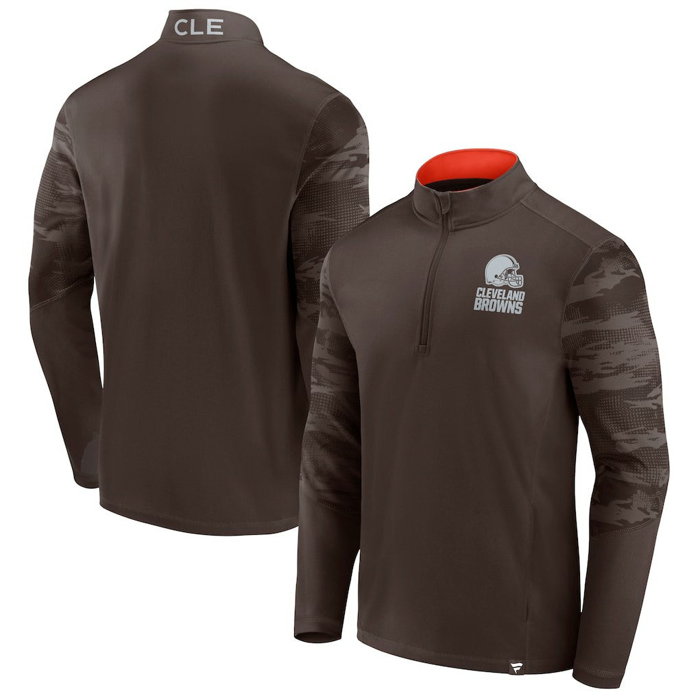 Cleveland Browns Ringer Quarter-Zip Jacket | NFL New