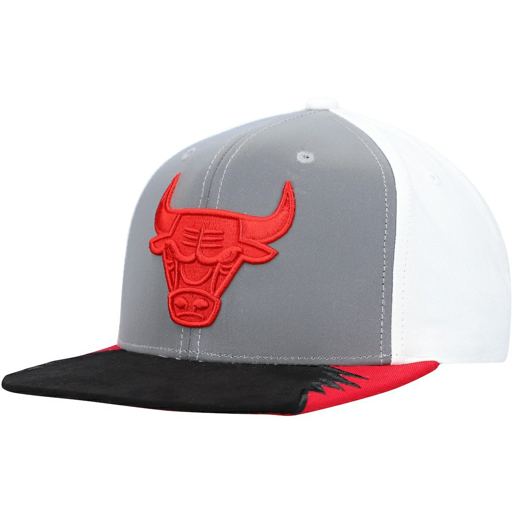 Gray/White Chicago Bulls Day 5 Snapback Hat | NBA