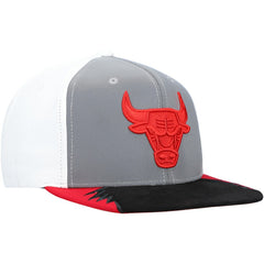 Gray/White Chicago Bulls Day 5 Snapback Hat | NBA