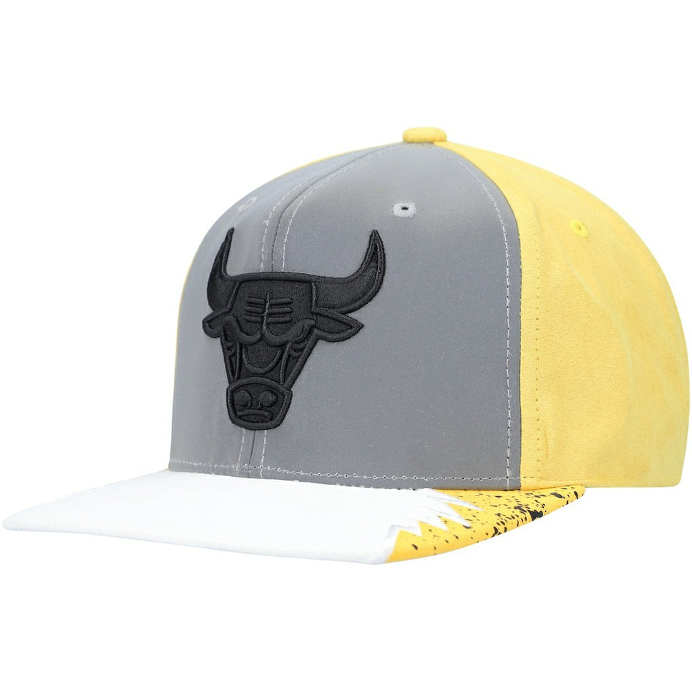 Gray/Yellow Chicago Bulls Day 5 Snapback Hat | NBA
