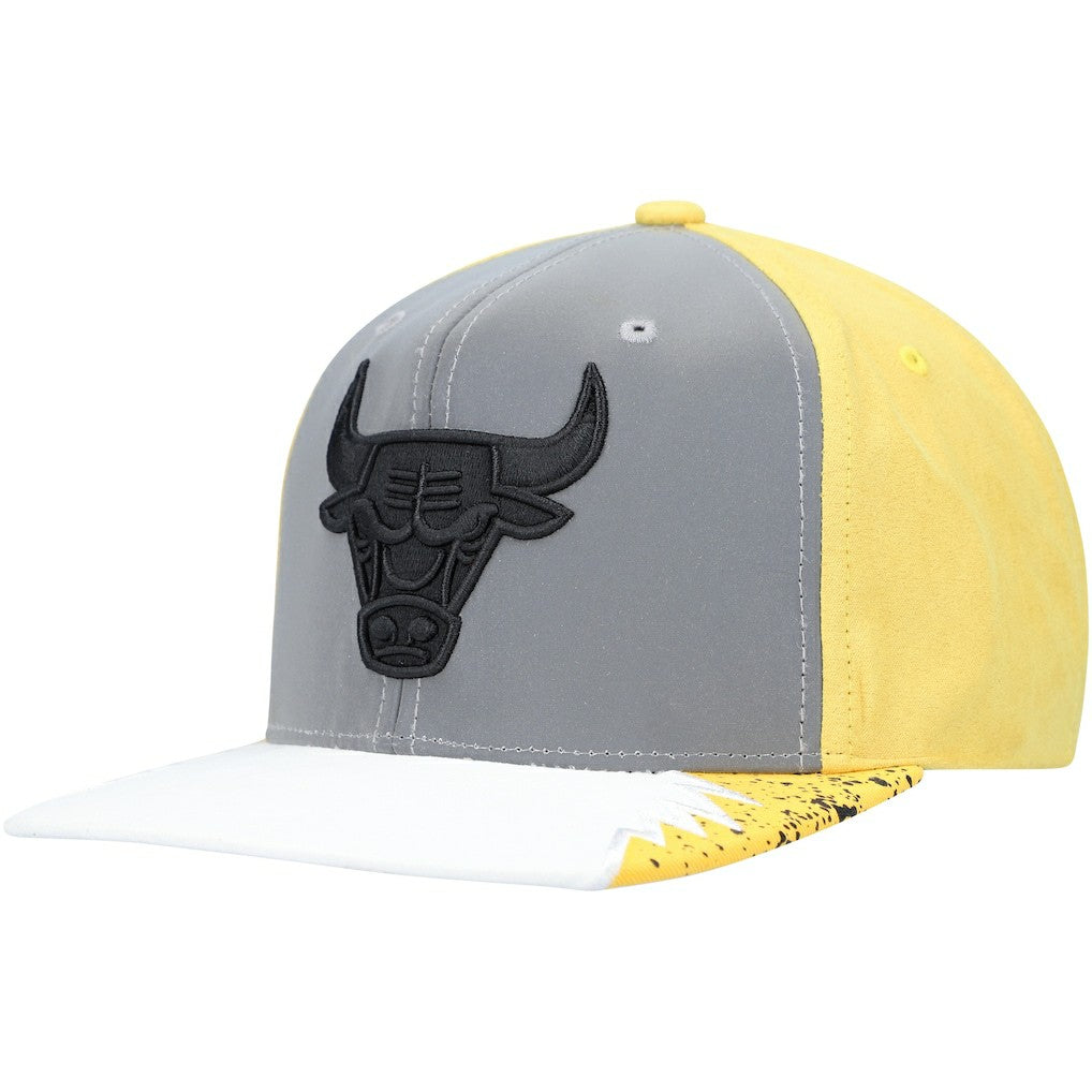 Gray/Yellow Chicago Bulls Day 5 Snapback Hat | NBA