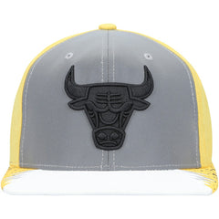Gray/Yellow Chicago Bulls Day 5 Snapback Hat | NBA