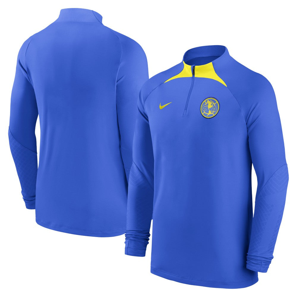 Club America 2022/23 Strike Drill Performance Raglan Quarter-Zip Long Sleeve Top