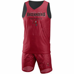 Tampa Bay Buccaneers FOCO Colorblock Mesh V-Neck & Shorts Set | NFL Online