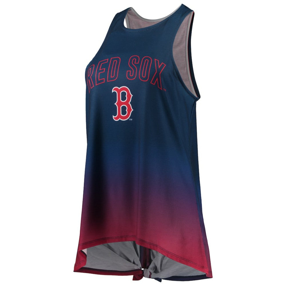 Boston Red Sox FOCO Women's Gradient Tie-Back Racerback Tank Top - MLB Tanks