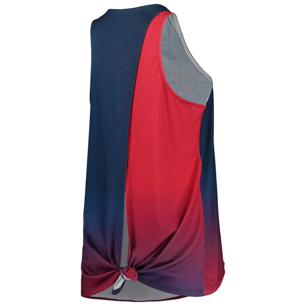 Boston Red Sox FOCO Women's Gradient Tie-Back Racerback Tank Top - MLB Tanks