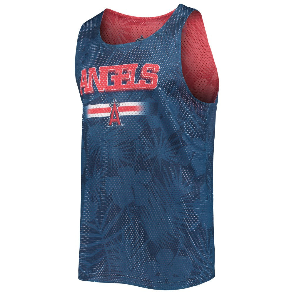 Los Angeles Angels FOCO Floral Reversible Mesh Tank Top - MLB Tanks