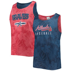 Atlanta Braves FOCO Floral Reversible Mesh Tank Top - MLB Tanks