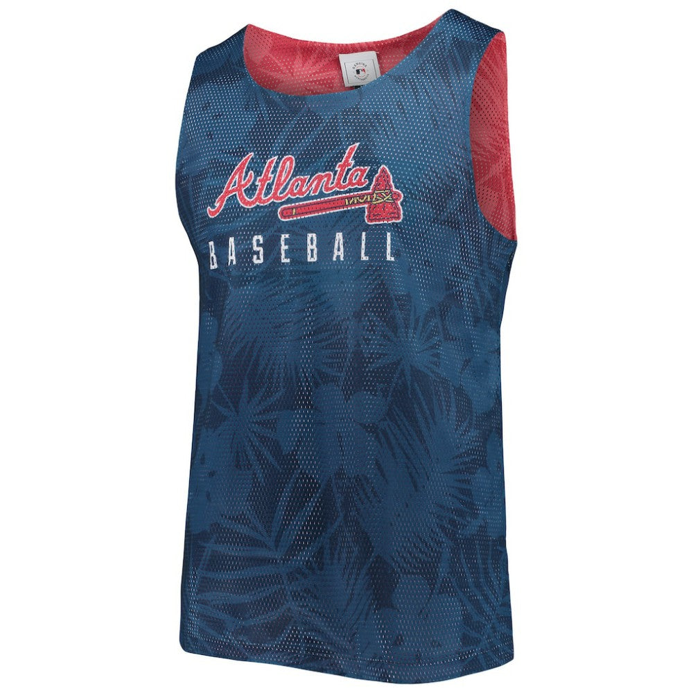 Atlanta Braves FOCO Floral Reversible Mesh Tank Top - MLB Tanks