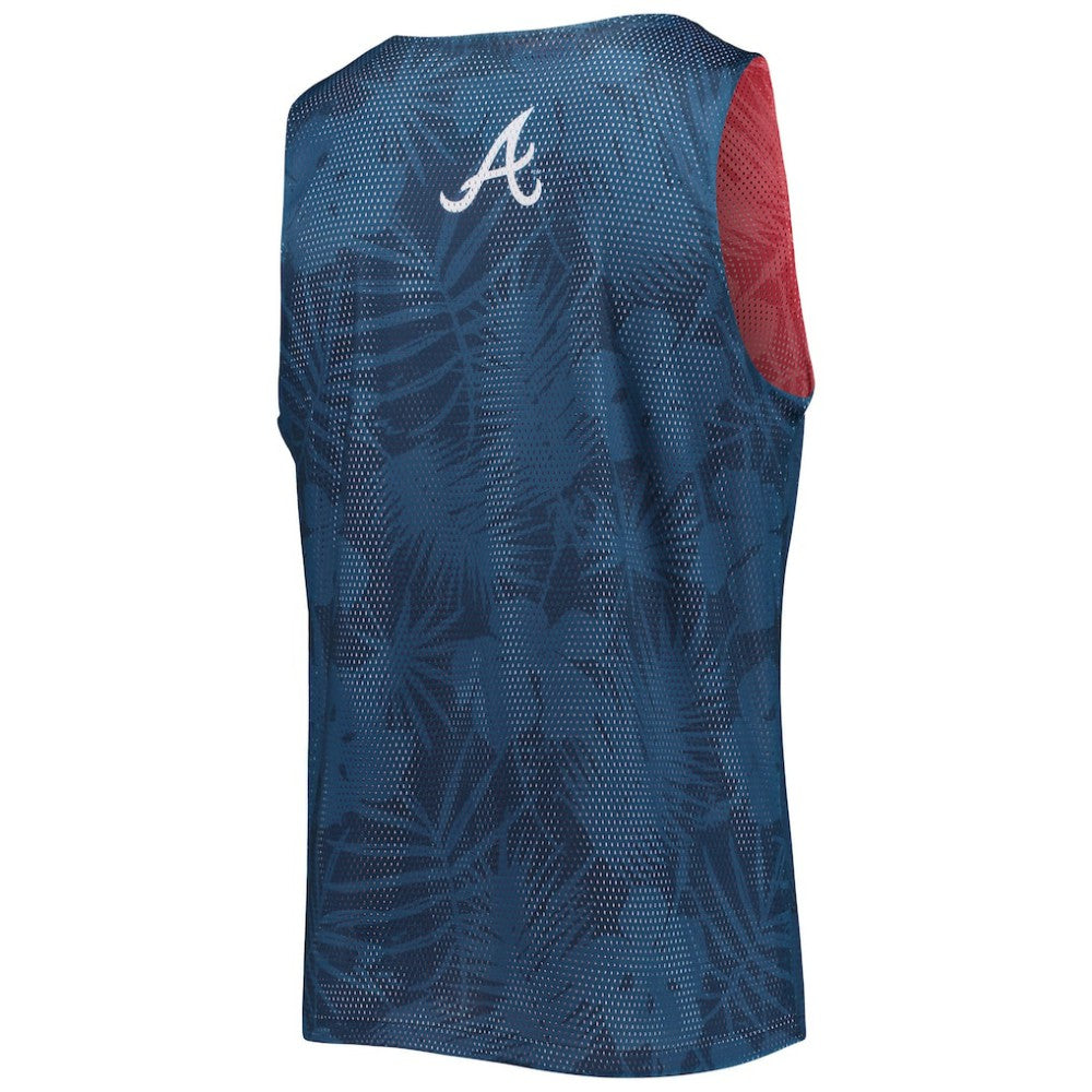 Atlanta Braves FOCO Floral Reversible Mesh Tank Top - MLB Tanks