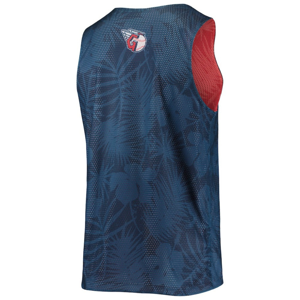 Cleveland Guardians FOCO Floral Reversible Mesh Tank Top - MLB Tanks