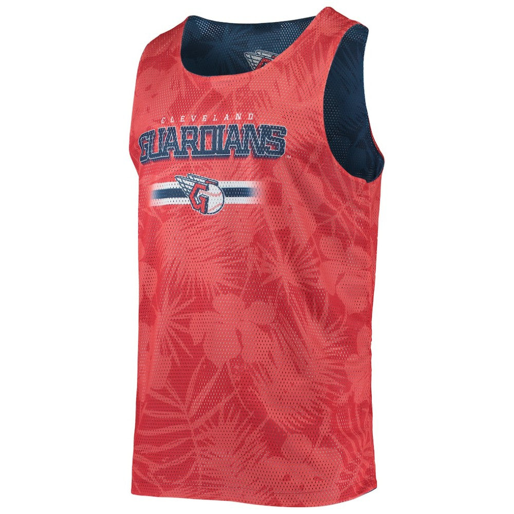 Cleveland Guardians FOCO Floral Reversible Mesh Tank Top - MLB Tanks