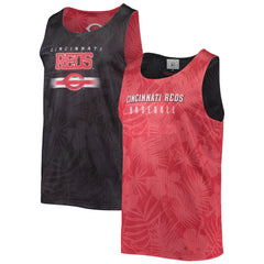 Cincinnati Reds FOCO Floral Reversible Mesh Tank Top - MLB Tanks