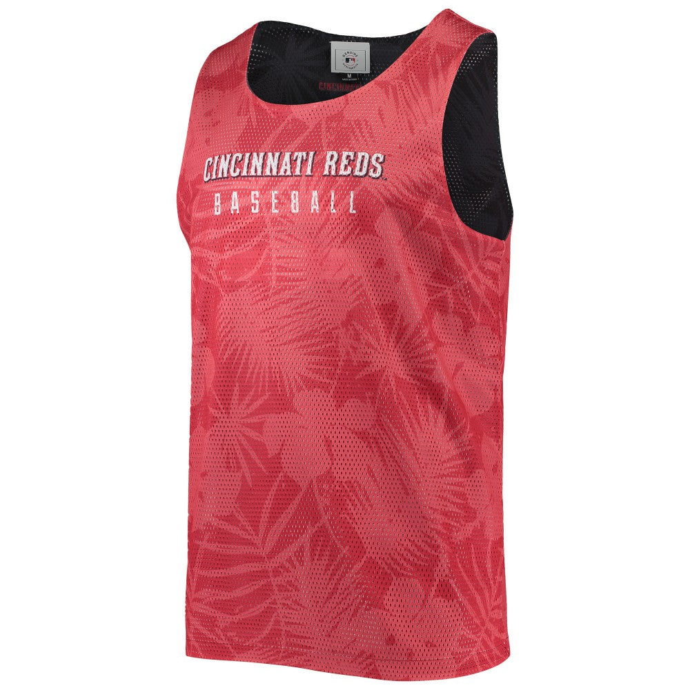 Cincinnati Reds FOCO Floral Reversible Mesh Tank Top - MLB Tanks