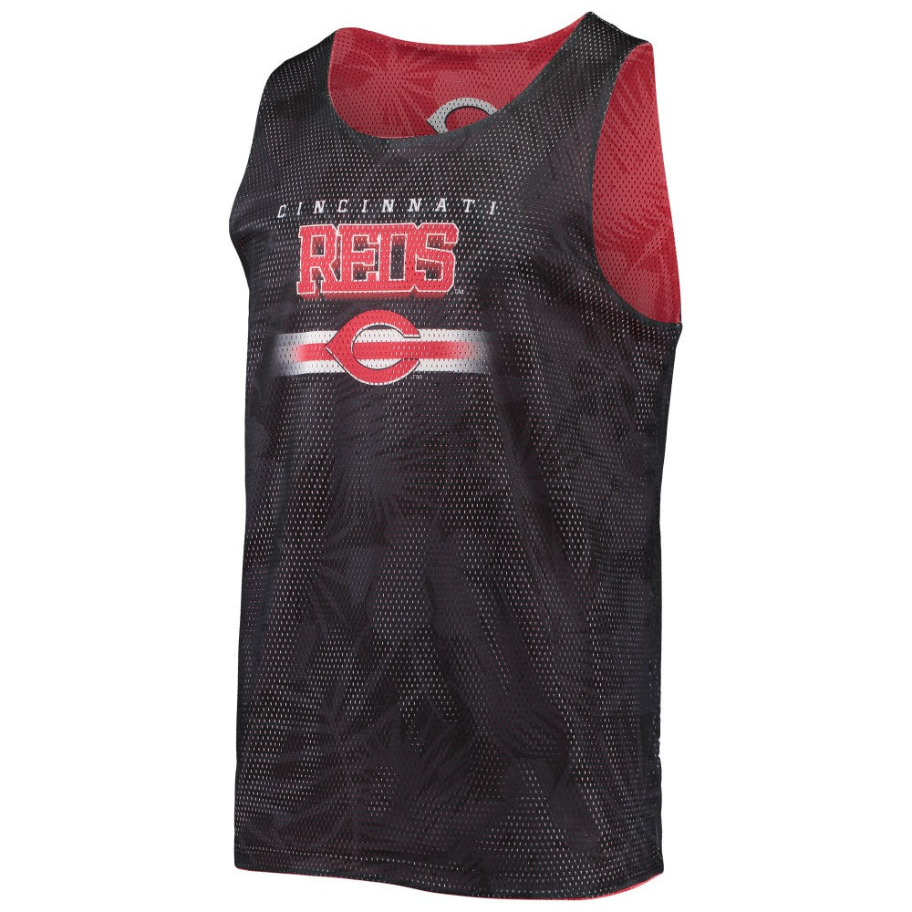 Cincinnati Reds FOCO Floral Reversible Mesh Tank Top - MLB Tanks